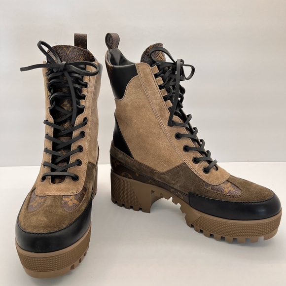 Authentic Louis Vuitton - Laureate Platform Desert Boot - Picture 5 of 12